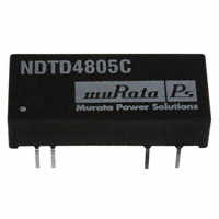 Murata Power Solutions Inc. - NDTD4805C - CONV DC/DC 3W 48VIN 5VOUT DIP24