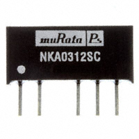 Murata Power Solutions Inc. - NKA0312SC - CONV DC/DC 1W 3.3VIN 12V SIP DL