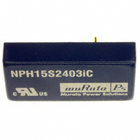 Murata Power Solutions Inc. - NPH15S2403IC - CONV DC/DC 15W 24VIN 3.4VOUT DIP