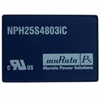 Murata Power Solutions Inc. - NPH25S4803IC - CONV DC/DC 25W 48VIN 3.4VOUT DIP