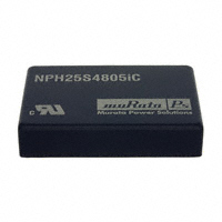 Murata Power Solutions Inc. - NPH25S4805IC - CONV DC/DC 25W 48VIN 5.1VOUT DIP