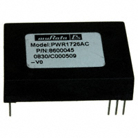 Murata Power Solutions Inc. - PWR1726AC - CONV DC/DC 1.5W UNREG DIP