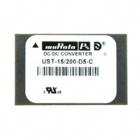 Murata Power Solutions Inc. - UST-15/200-D5-C - CONV DC/DC 3W 15V 200MA SNGL