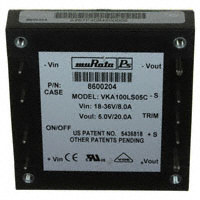 Murata Power Solutions Inc. - VKA100LS05C - CONV DC/DC 5V 20A SINGLE OUT