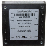 Murata Power Solutions Inc. - VKA100LS15C - CONV DC/DC 15V 6.7A SINGLE OUT