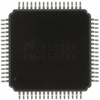 Texas Instruments - LMH6582YA/NOPB - IC CROSSPOINT SWITCH 16X8 64TQFP