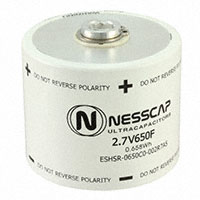 NessCap Co Ltd - ESHSR-0650C0-002R7A5 - CAP 650F 0% +20% 2.7V AXIAL CAN