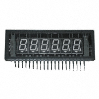 Newhaven Display Intl - D0106LT-33-0604N - DISPLAY VFD 7-SEG 1X6 12.4MM