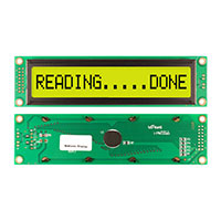 Newhaven Display Intl - NHD-0116GZ-FL-YBW - LCD MOD CHAR 1X16 Y/G TRANSFL
