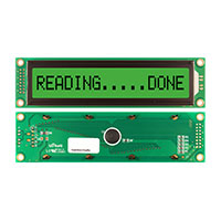 Newhaven Display Intl - NHD-0116GZ-FSPG-FBW - LCD MOD CHAR 1X16 GRN TRANSFL