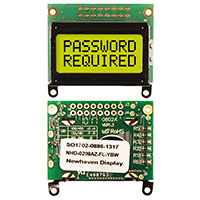 Newhaven Display Intl - NHD-0208AZ-FL-YBW - LCD MOD CHAR 2X8 Y/G TRANSFL