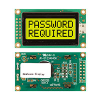 Newhaven Display Intl - NHD-0208BZ-FL-YBW - LCD MOD CHAR 2X8 Y/G TRANSFL