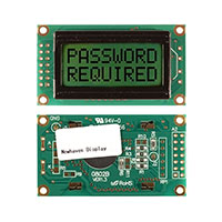 Newhaven Display Intl - NHD-0208BZ-RN-YBW-33V - LCD MOD CHAR 2X8 Y/G REFL STN