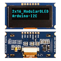 Newhaven Display Intl - NHD-0216AW-IB3 - DISPLAY OLED CHAR 2X16 BLUE