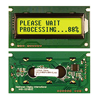 Newhaven Display Intl - NHD-0216B3Z-FL-GBW-V3 - LCD MOD SER CHAR 2X16 Y/G TRANSF