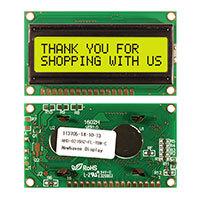 Newhaven Display Intl - NHD-0216HZ-FL-YBW-C - LCD MOD CHAR 2X16 Y/G TRANSFL