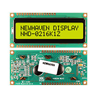 Newhaven Display Intl - NHD-0216K1Z-FL-GBW - LCD MOD CHAR 2X16 Y/G TRANSFL