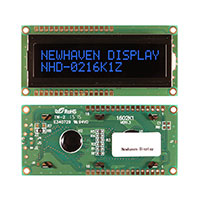 Newhaven Display Intl - NHD-0216K1Z-NSB-FBW-L - LCD MOD CHAR 2X16 BLUE TRANSM