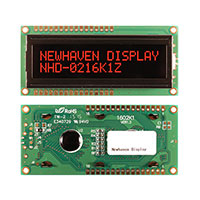 Newhaven Display Intl - NHD-0216K1Z-NSR-FBW-L - LCD MOD CHAR 2X16 RED TRANSM