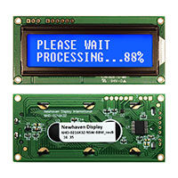 Newhaven Display Intl - NHD-0216K3Z-NSW-BBW-V3 - LCD MOD SERIAL 2X16 BLU TRANSM