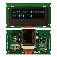 Newhaven Display Intl - NHD-0216MW-EB3 - DISPLAY OLED CHAR 2X16 BLUE