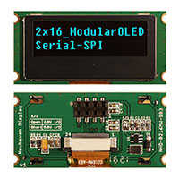 Newhaven Display Intl - NHD-0216MW-SB3 - DISPLAY OLED CHAR 2X16 BLUE