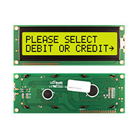 Newhaven Display Intl - NHD-0216SZ-FL-GBW - LCD MOD CHAR 2X16 Y/G TRANSFL