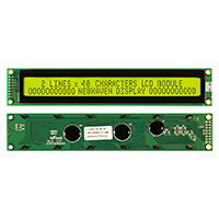 Newhaven Display Intl - NHD-0240AZ-FL-GBW - LCD MOD CHAR 2X40 Y/G TRANSFL