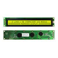 Newhaven Display Intl - NHD-0240AZ-FL-YBW - LCD MOD CHAR 2X40 Y/G TRANSFL