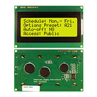 Newhaven Display Intl - NHD-0420D3Z-FL-GBW-V3 - LCD MOD CHAR 4X20 SERIAL TRANSFL
