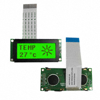 Newhaven Display Intl - NHD-10032AZ-FSPG-YBW - LCD MOD GRAPH 100X32 GRN TRANSFL