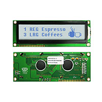 Newhaven Display Intl - NHD-16032BZ-FSW-GBW - LCD MOD GRAPH 160X32 WH TRANSFL