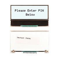 Newhaven Display Intl - NHD-C0216CZ-FSW-FBW-3V3 - LCD COG CHAR 2X16 WHT TRANSFL