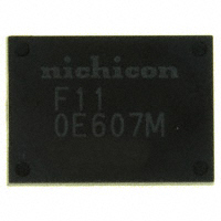 Nichicon - F110E607MFK - CAP ALUM 600UF 20% 2.5V SMD