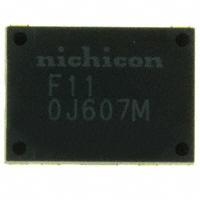 Nichicon - F110J607MFK - CAP ALUM 600UF 20% 6.3V SMD