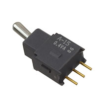 NKK Switches - A15JP - SWITCH TOGGLE SPDT 0.4VA 28V
