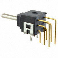 NKK Switches - A23EV - SWITCH TOGGLE DPDT 0.4VA 28V