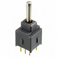 NKK Switches - A28AP - SWITCH TOGGLE DPDT 0.4VA 28V