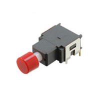 NKK Switches - AB11AH-FC - SWITCH PUSH SPST-NO 0.4VA 28V