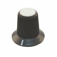NKK Switches - AT4103B - SWITCH KNOB SMALL ROTARY WHITE