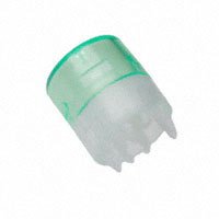 NKK Switches - AT4169FB - CAP ROUND INDICATOR GREEN WHITE