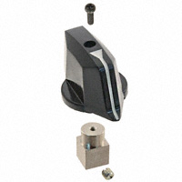 NKK Switches - AT432 - KNOB ROTARY BLACK 21MM HIGH