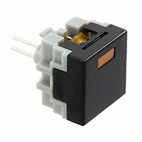 NKK Switches - AT480DA - CAP PUSHBUTTON SQ BLK/AMBER LED