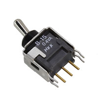 NKK Switches - B15JB - SWITCH TOGGLE SPDT 0.4VA 28V
