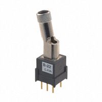 NKK Switches - B22LP - SWITCH TOGGLE DPDT 0.4VA 28V