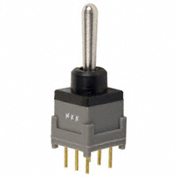 NKK Switches - B22AP - SWITCH TOGGLE DPDT 0.4VA 28V
