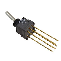 NKK Switches - B25EW - SWITCH TOGGLE DPDT 0.4VA 28V
