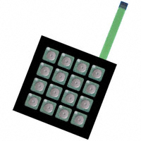 NKK Switches - FMBN16BD - SWITCH KEYPAD 16 KEY 0.02A 24V
