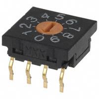 NKK Switches - FR01FR10P-S - SWITCH ROTARY DIP BCD 100MA 5V