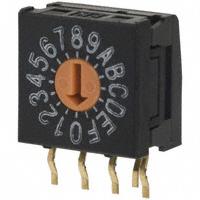 NKK Switches - FR01FR16H-S - SWITCH ROTARY DIP HEX 100MA 5V